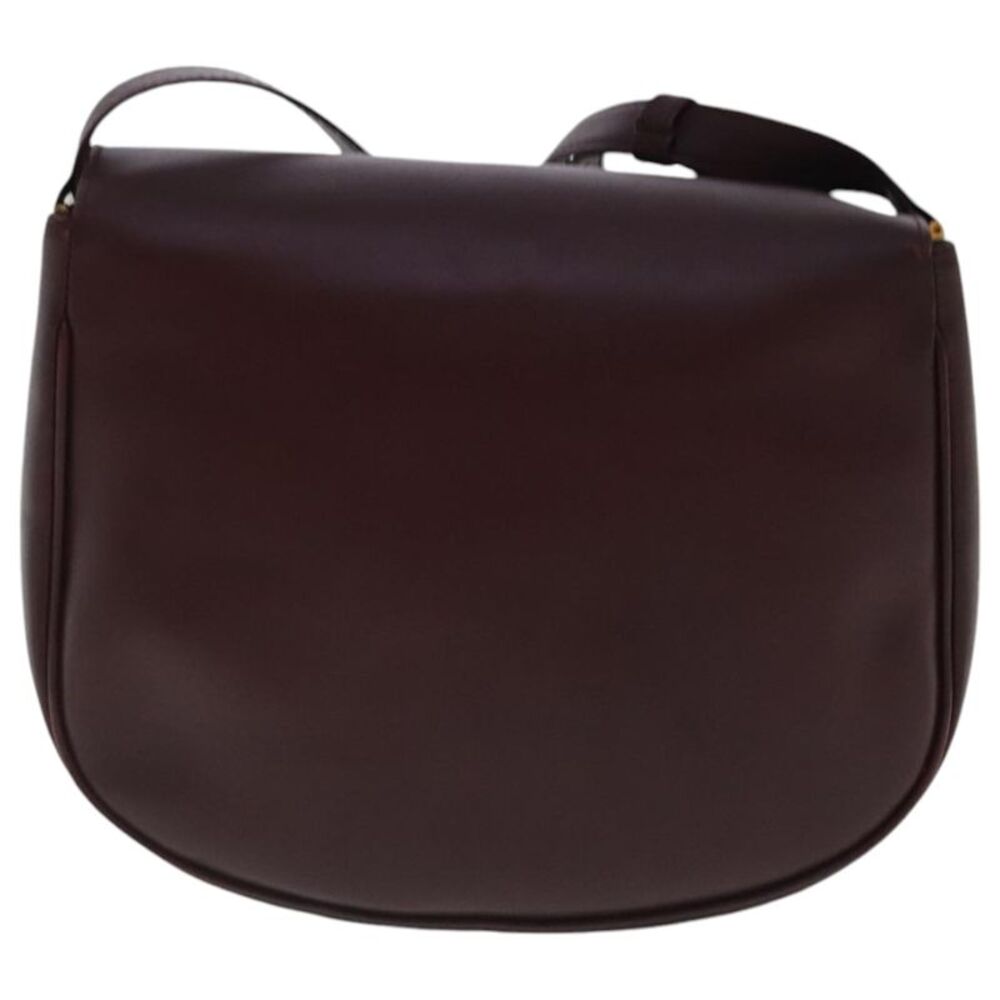 Cartier Must De Cartier Burgundy Leather Shoulder Bag (Pre-Owned) - Picture 2 of 16